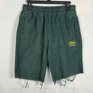 Get it straight Ride Krooked Men Skateboard Shorts Sz 28 Corded Corduroy Raw hem